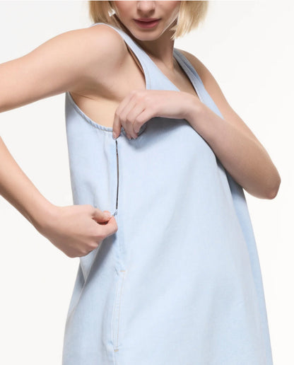 Emily Denim Mini Dress
