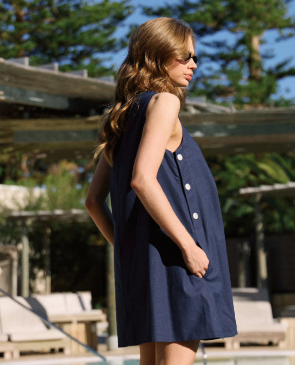 Maeve Linen Mini Dress