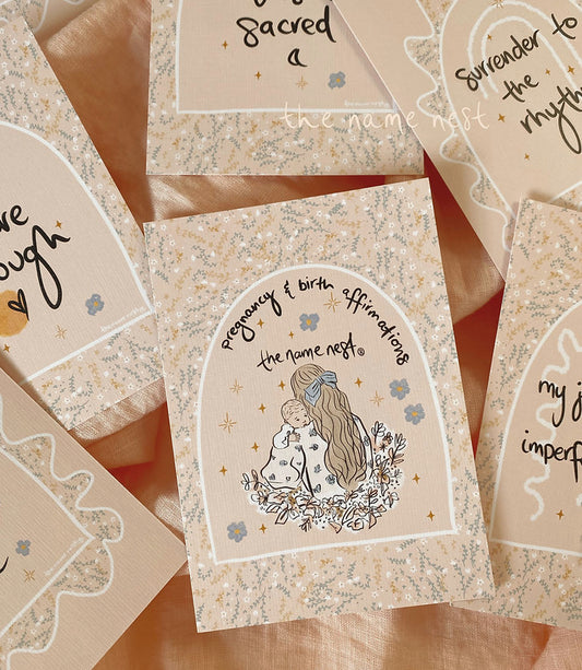 Pregnancy & Birth Affirmation Cards