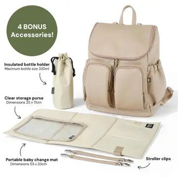 Signature Nappy Backpack - Vegan Leather