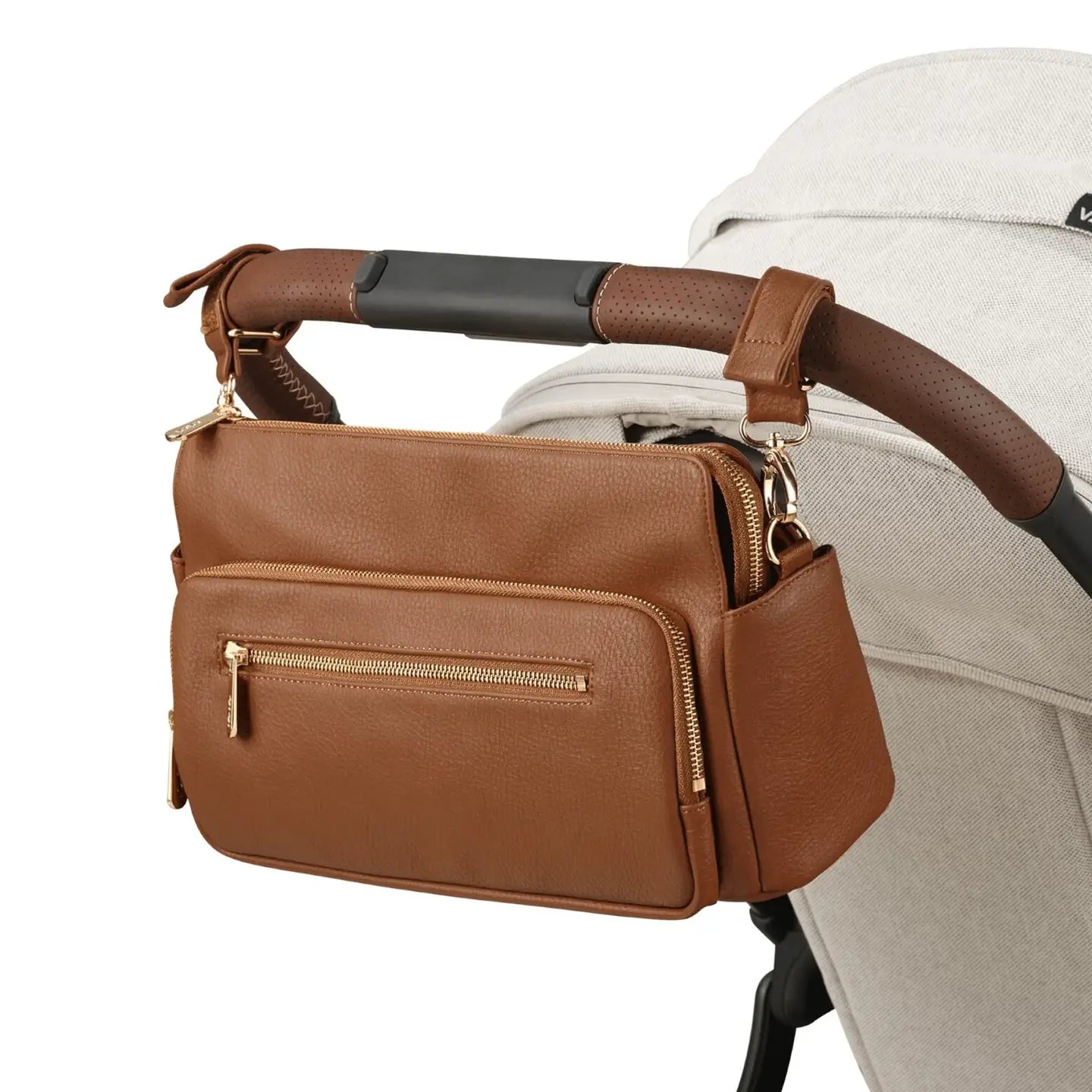 Multitasker Pram Caddy - Vegan Leather