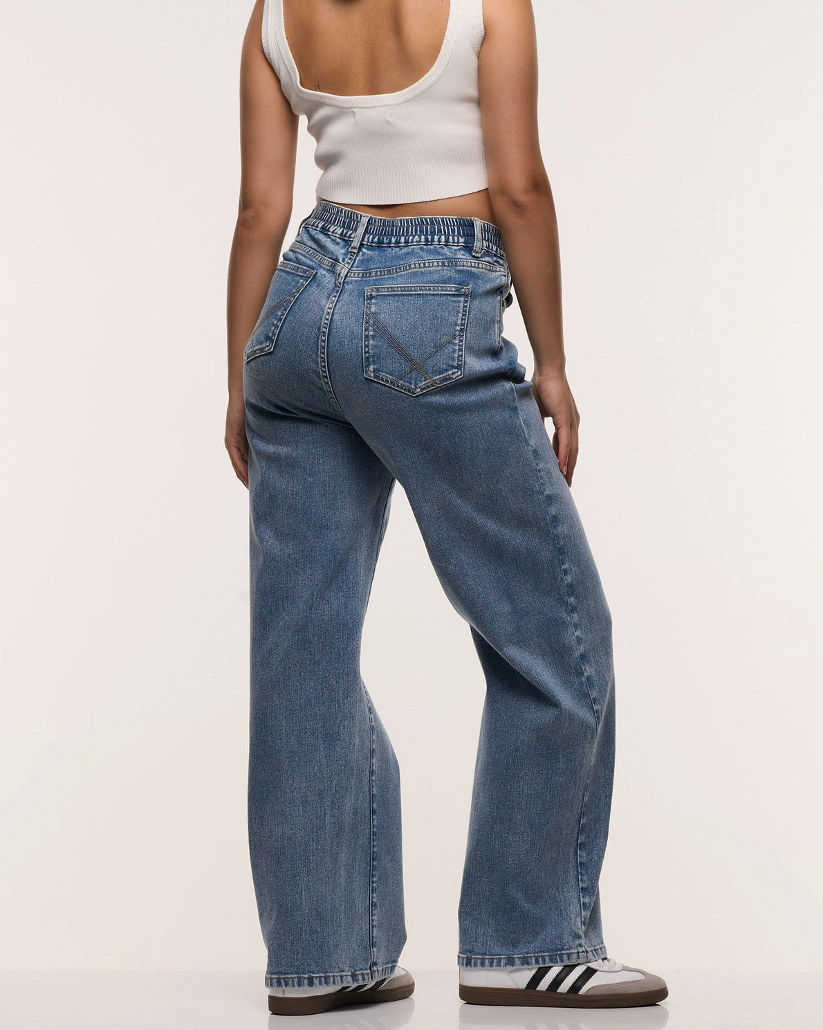 Relaxed Wide Leg Jean - Overbelly