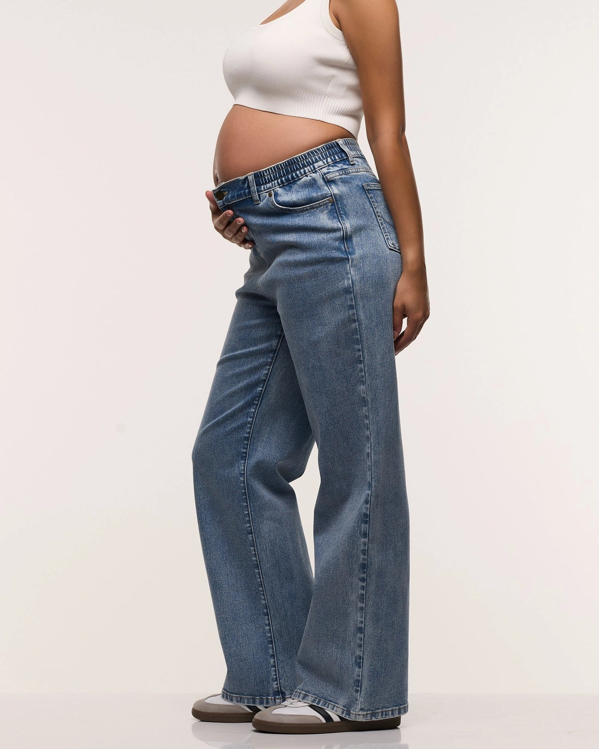 Relaxed Wide Leg Jean - Overbelly