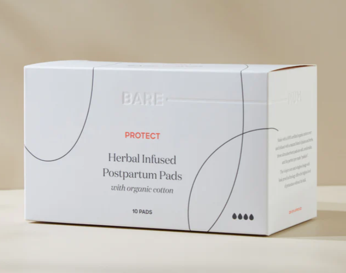 Herbal Infused Postpartum Pads - with Organic Cotton