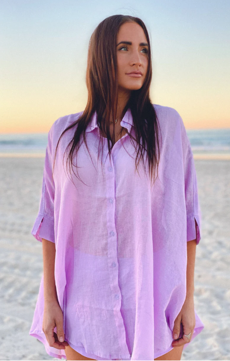 Tulum Top - Lilac