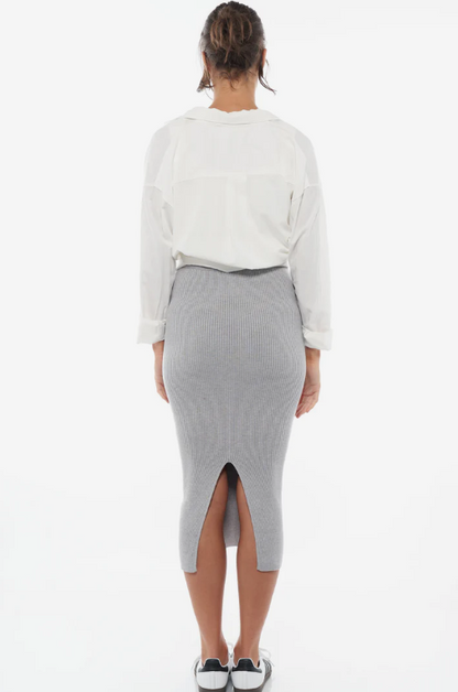 Serendipity Rib Midi Skirt