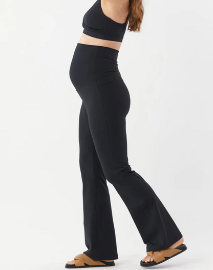Straight Flare Overbelly Leggings
