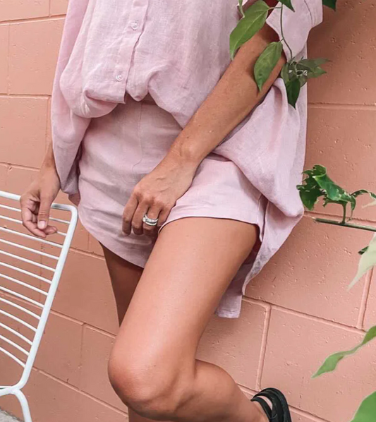 Kekoa Shorts - Dusty Pink