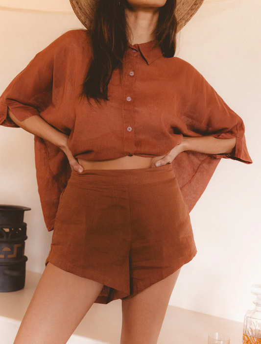 Kekoa Shorts - Rust